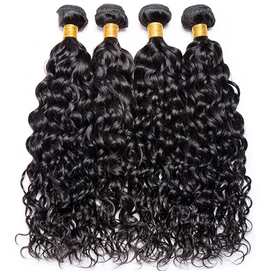 Top Quality Brazilian Water Wave Bundles Human Hair Weave for Women