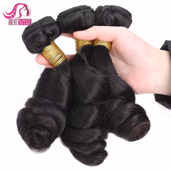O ser humano fraco da categoria 8A 100% empacota o pacote do cabelo humano