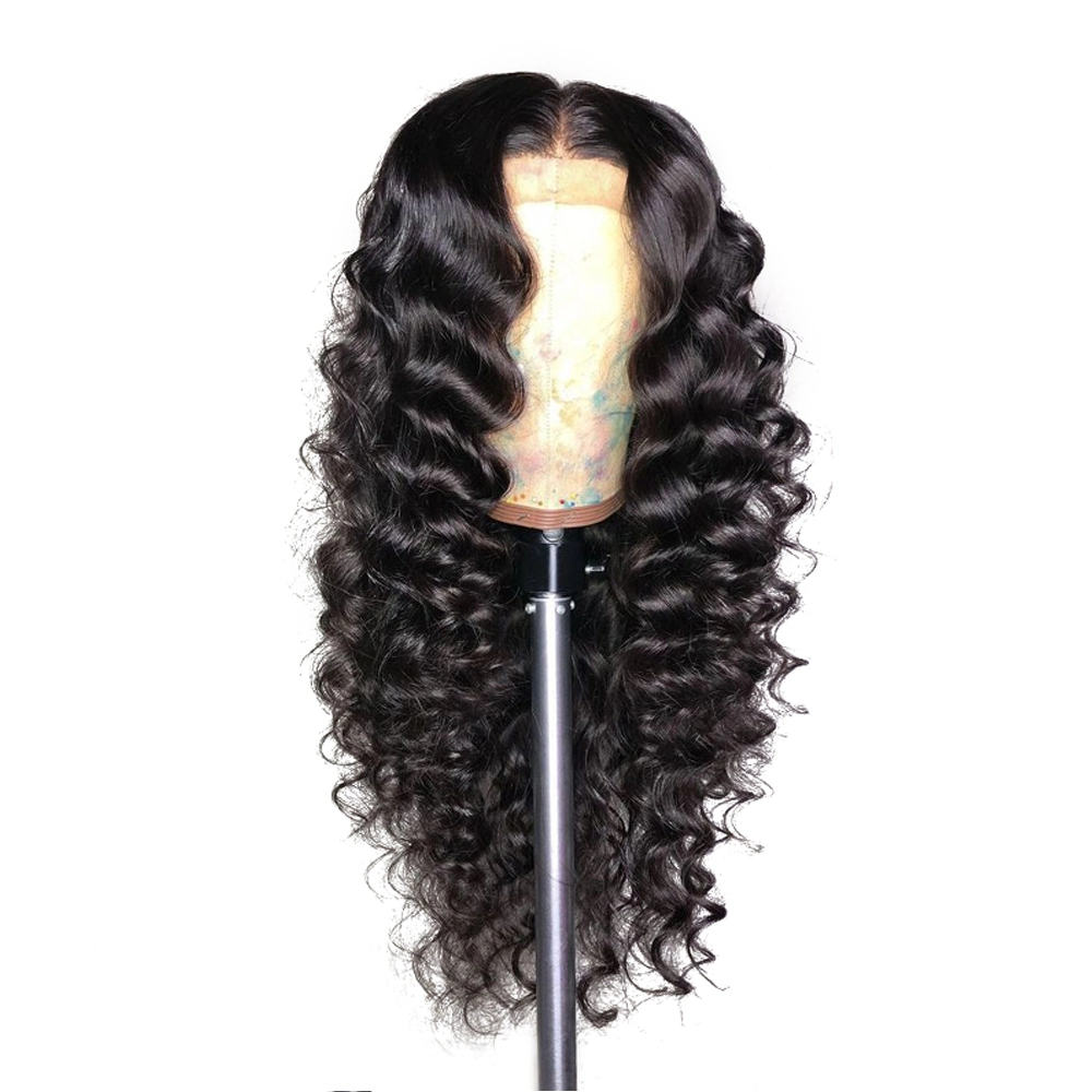 Wholesale Lace Front Wigs Loose Wave Hair Wigs Remy Pre Plucked 4X4 5X5 13X4 13X6 360 Lace Frontal Hair Wigs 150 180 Density Virgin Brazilian Human Hair Wigs