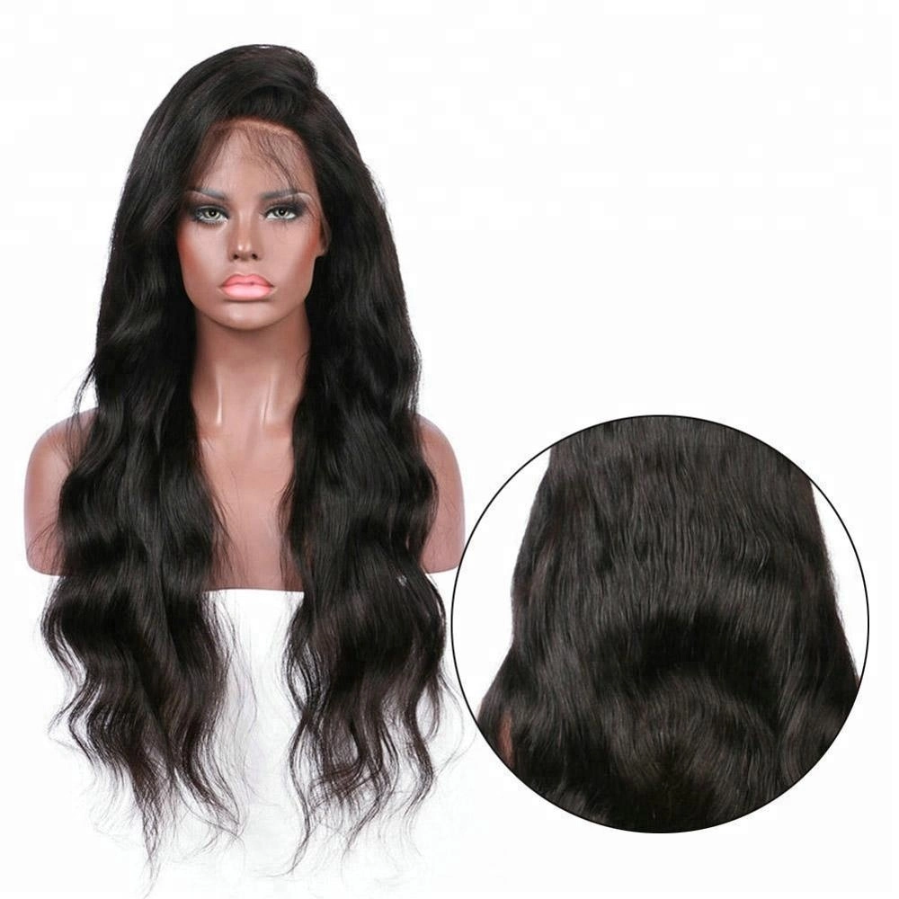 Kbeth Wholesale 24 26 Inch Perruque Cuticle Aligned Raw Indian Human Hair Virgin 360 Full Lace Body Wave Silk Base Wigs with Baby Hair in Stock