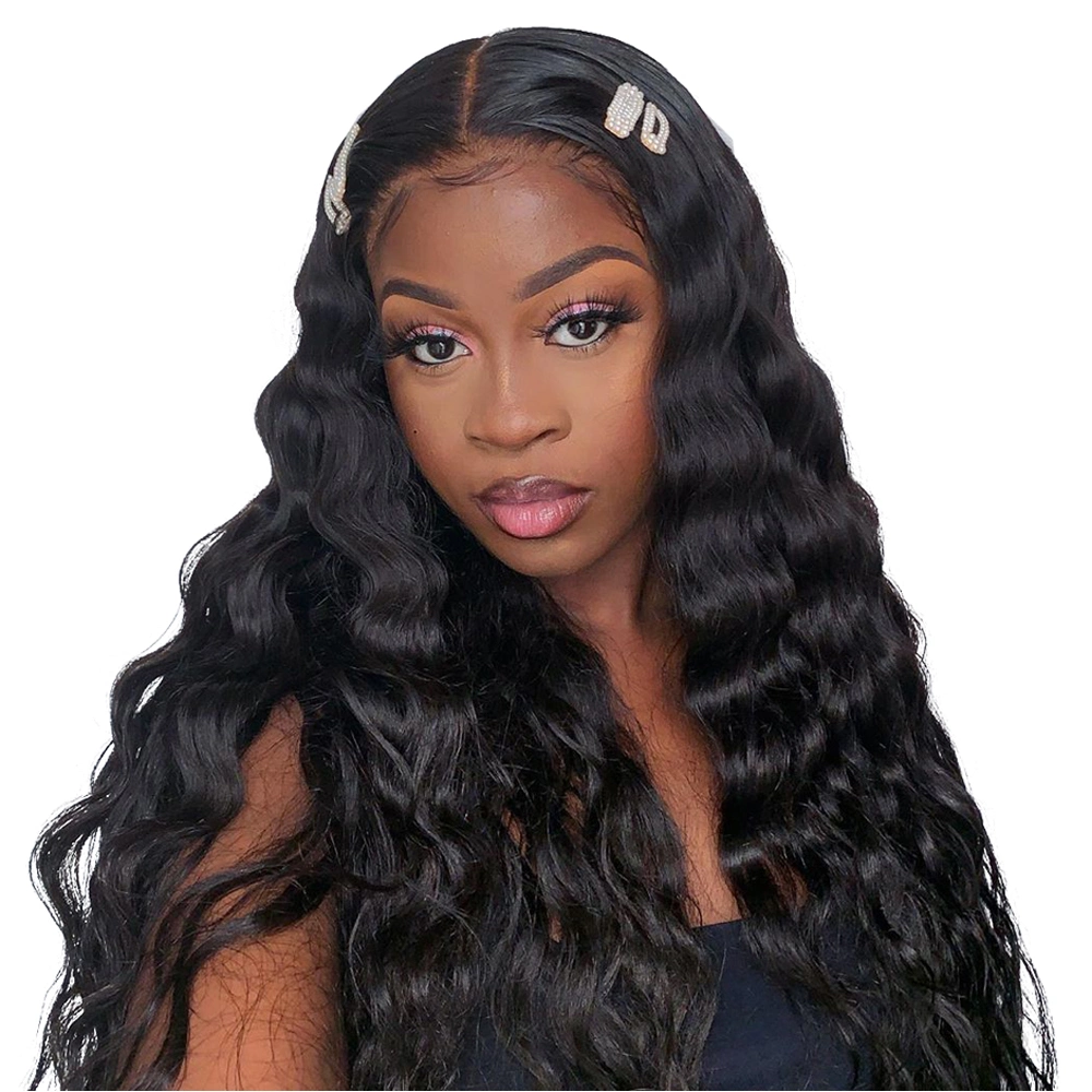 Wholesale Lace Front Wigs Loose Wave Hair Wigs Remy Pre Plucked 4X4 5X5 13X4 13X6 360 Lace Frontal Hair Wigs 150 180 Density Virgin Brazilian Human Hair Wigs