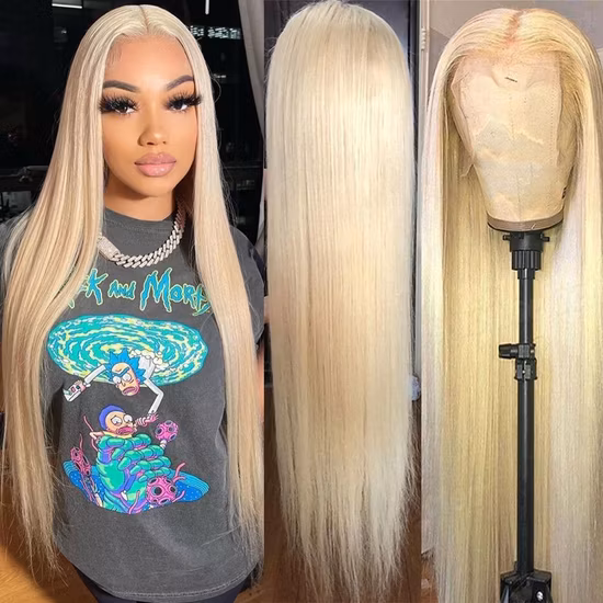 Brazilian 360 Lace Front Wigs Straight Human Hair Wigs HD Lace 13X4 13X6 Pre Pluck Lace Frontal Wigs for Black Wome