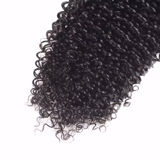 Atacado beleza virgem cabelo peruano kinky encaracolado trama de alta qualidade remy cabelo humano tecer
